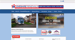 Desktop Screenshot of cheshire-removals.co.uk